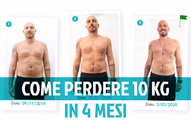 Body Trasformation: ecco come Giorgio ha perso 10kg in 4 mesi