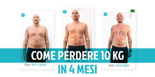 Body Trasformation: ecco come Giorgio ha perso 10kg in 4 mesi